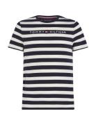 Tommy Hilfiger Tommy Logo Stripe Tee Marinblå