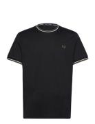 Fred Perry Twin Tipped T-Shirt Svart