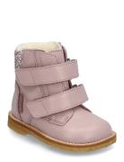 ANGULUS Boots - Flat - With Velcro Rosa