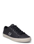 Baseline Leather Låga Sneakers Black Fred Perry