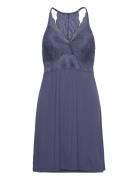 Night Dress Nattlinne Blue Rosemunde