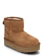 UGG K Classic Mini Platform Brun