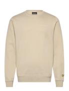 Lyle & Scott Embroidered Crew Neck Sweatshirt Beige