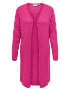 ONLY Carmakoma Carannie Life Ls Long Open Cardigan Knt Rosa