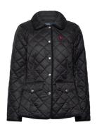 Quilted Barn Jacket Kviltad Jacka Black Polo Ralph Lauren