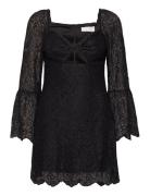 Brittany Mini Dress Kort Klänning Black Love Lolita