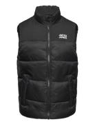 Jjetoby Bodywarmer Collar Mni Fodrad Väst Black Jack & J S