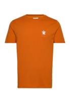 Lindbergh Halloween Embroidery Tee S/S Orange