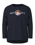 Nmfvix Ls Top Tops T-shirts Long-sleeved T-shirts Navy Name It