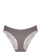 Body Make-Up Illusion Lace Highleg Trosa Brief Tanga Grey Triumph