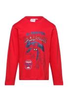 Tshirt Tops T-shirts Long-sleeved T-shirts Red Spider-man