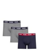 PUMA Puma Men Everyday Boxers 3P Grå