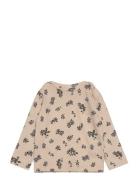 Petit Piao T-Shirt L/S Printed Beige