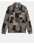 Anerkjendt Akoscar Patchwork Overshirt Svart