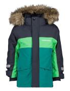 Bjrven Kids Parka 2 Parka Jacka Green Didriksons