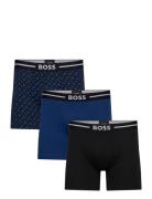 Boxerbr 3P Bold Des Boxerkalsonger Black BOSS