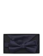 Polyester Bow Tie Fluga Navy Lindbergh Black