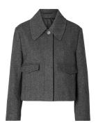 Slfhenny Short Wool Jacket Ulljacka Jacka Grey Selected Femme