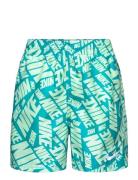 Nike B 4" Volley Short Tossed Block Badshorts Green NIKE SWIM