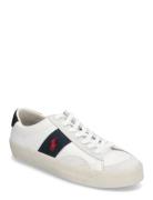 Polo Ralph Lauren Sayer Leather-Suede Sneaker Vit