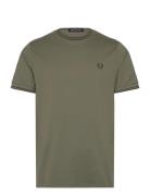 Fred Perry Twin Tipped T-Shirt Grön