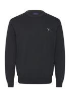 GANT Cotton C-Neck Svart