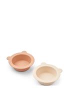 Liewood Peony Suction Bowl 2-Pack Rosa