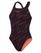 Speedo 8-12199 Womens Hyperboom Allover Medalist Svart