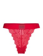 Thong Lace Stringtrosa Underkläder Red HUGO