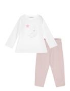 Long Moon Pyjamas Pyjamas Set Pink Mango