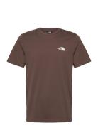 The North Face M Ss Simple Dome Tee Brun