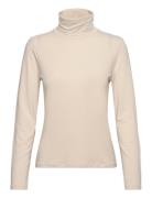 T-Shirts Long Sleeve Tops T-shirts & Tops Long-sleeved Cream Marc O'Po...