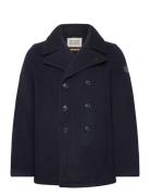 Wool Blend Peacoat Yllerock Rock Navy Scotch & Soda