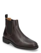 Selected Homme Slhjoseph Leather Chelsea Boot Noos Brun