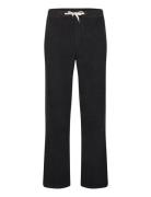 Lindbergh Elastic Waist Corduroy Pants Svart