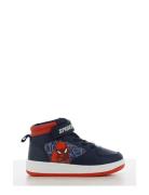 Spiderman High Sneaker Höga Sneakers Navy Spider-man