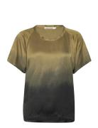 Rabens Sal R Flow Top - Kis Khaki Green