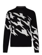 Pullover 1/1 Sleeve Tops Knitwear Jumpers Black Gerry Weber