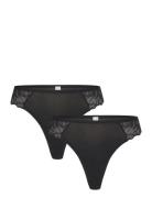 Lindex Brief Thong Reg Blenda Co W La Svart