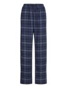 Pyjama Trousers Y D Check Pyjamasbyxor Mjukisbyxor Navy Lindex