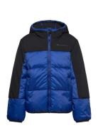 Hooded Jacket Fodrad Jacka Blue Champion