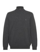 Polo Ralph Lauren Wool Quarter-Zip Sweater Grå