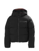 Jr Nora Short Puffy Jacket Fodrad Jacka Black Helly Hansen