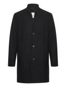 Wool Coat Yllerock Rock Black Tom Tailor