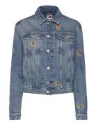 Tommy Jeans Izzie Slim Aocr Jckt Dh6134 Blå