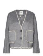 Objlola Ls Lo Jacket E Au Div Ulljacka Jacka Grey Object