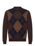 Inbagge Tops Knitwear Round Necks Brown INDICODE