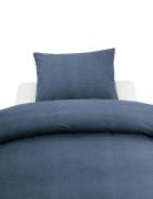 2-Dels Set Washed Marinblå Home Textiles Bedtextiles Bed Sets Navy Bor...