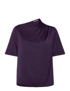 Ahlvar Gallery Lima Silk Tee Lila