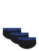 3P Brief Wb Kalsonger Y-front Briefs Blue Tommy Hilfiger